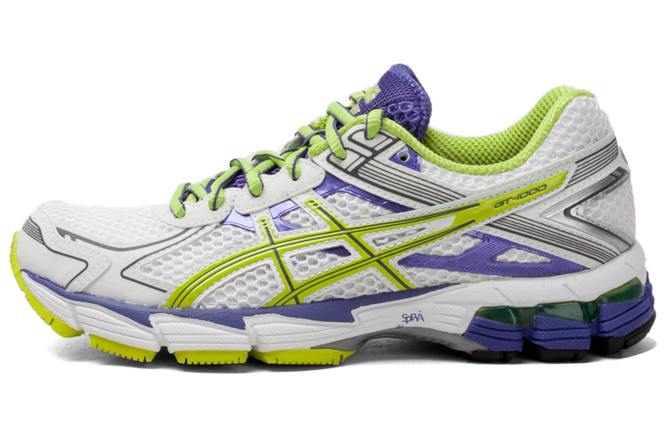 (Women) ASICS GT-1000 2 'White Purple Yellow' T3R5N-0105