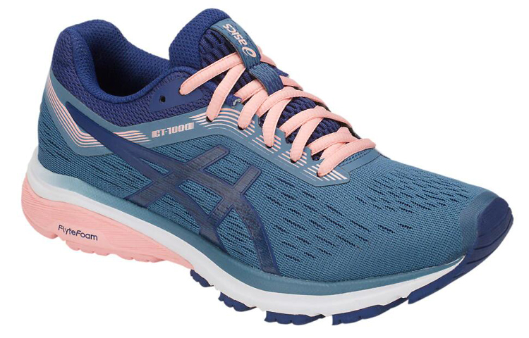 Lookbook (W) ASICS GT-1000 7 Biru/Pink 1012A030-400