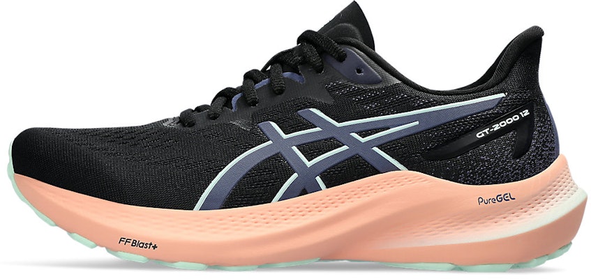 (Women) ASICS Gt-2000 12 'Black Thunder Blue' 1012B506-003 Cheap (Women) ASICS Gt-2000 12 'Black Thunder Blue' 1012B506-003