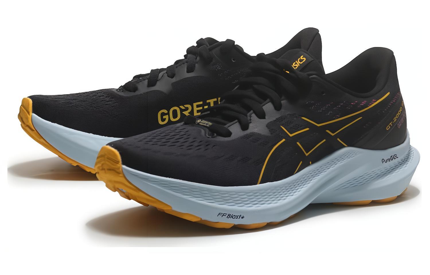 Order Asics GT-2000 12 Gtx 耐磨 低筒 跑步鞋 女款 黑黃