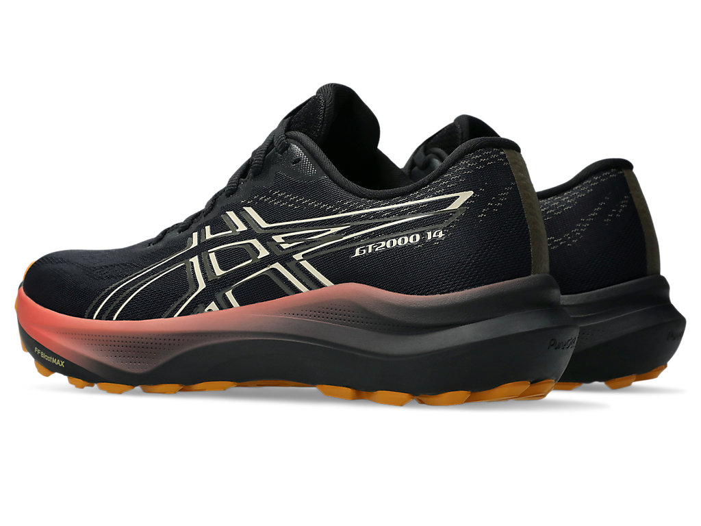 Shop (W) ASICS GT-2000 14 GTX 跑鞋 黑色/香草色 1012B844-001