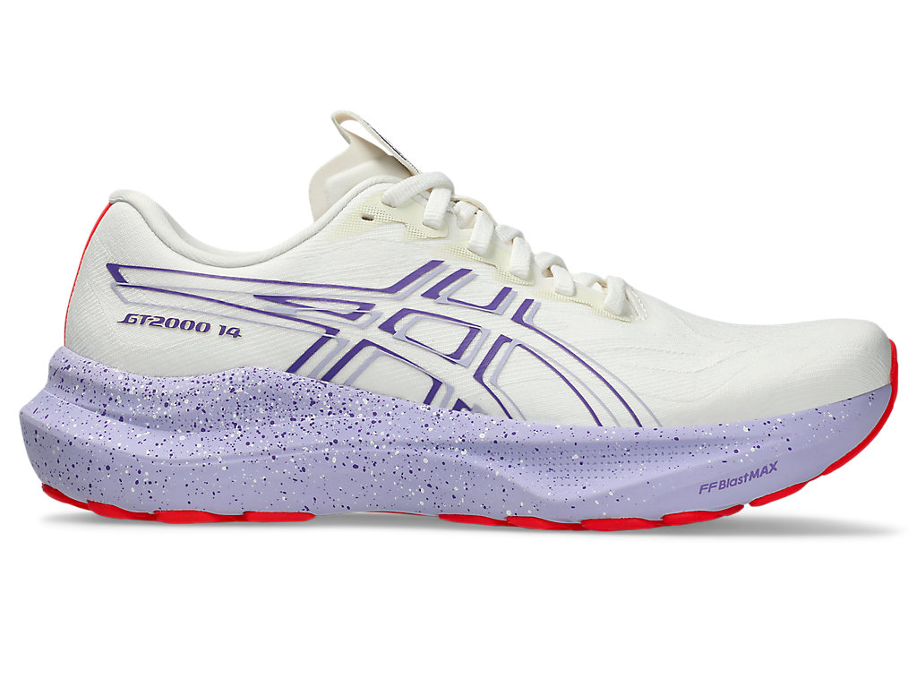 (Women) ASICS GT-2000 14 Tokyo Running Shoes Cream/Edo Purple 1012B914-500