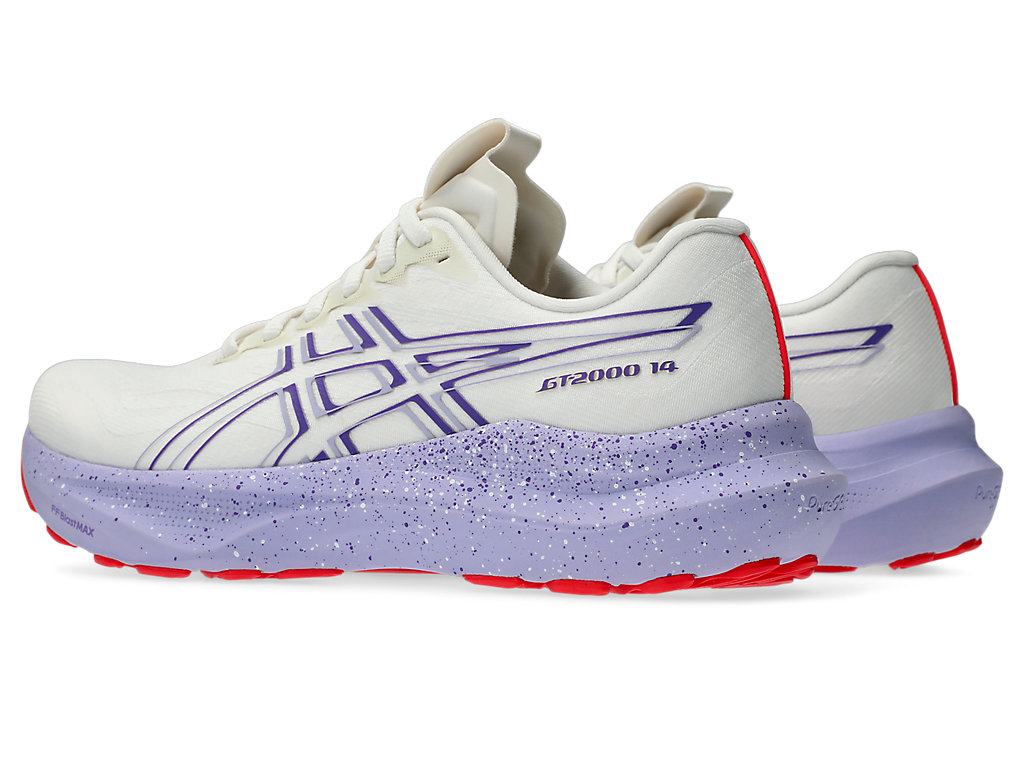 Lookbook (W) ASICS GT-2000 14 Tokyo Sepatu Lari Cream/Edo Purple 1012B914-500