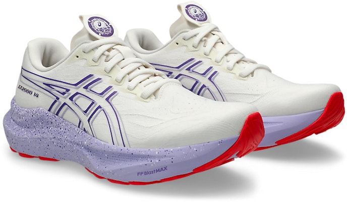 (W) ASICS GT-2000 14 Tokyo Kasut Lari Krim/Edo Ungu 1012B914-500 Shop (W) ASICS GT-2000 14 Tokyo Kasut Lari Krim/Edo Ungu 1012B914-500