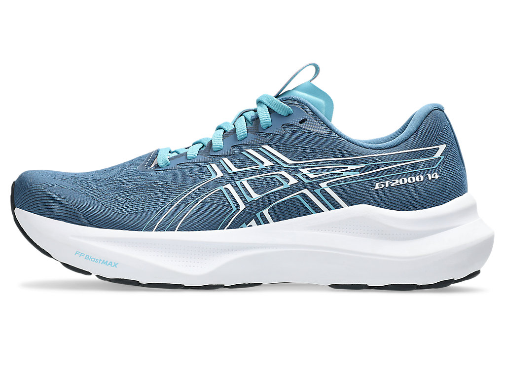 Cheap (W) ASICS GT-2000 14 Wide Sepatu Lari Winter Sea/Putih 1012B842-401