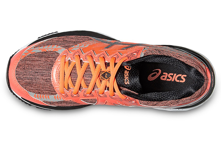 Lookbook (W) アシックス GT-2000 4 黒オレンジ T6F9N-0693