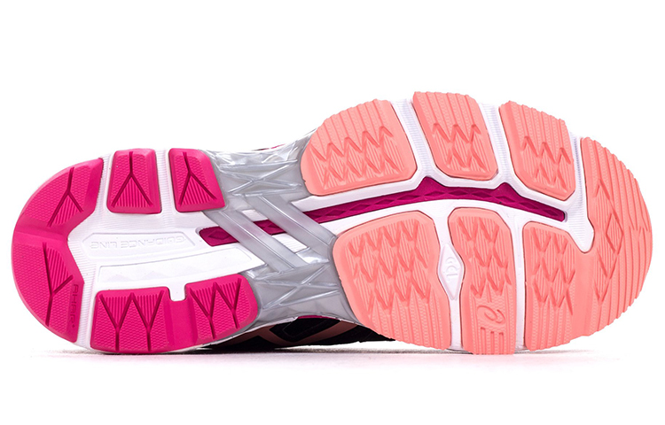 Shop Asics GT-2000 4 緩衝耐磨跑步鞋 女款 黑玫瑰粉紅