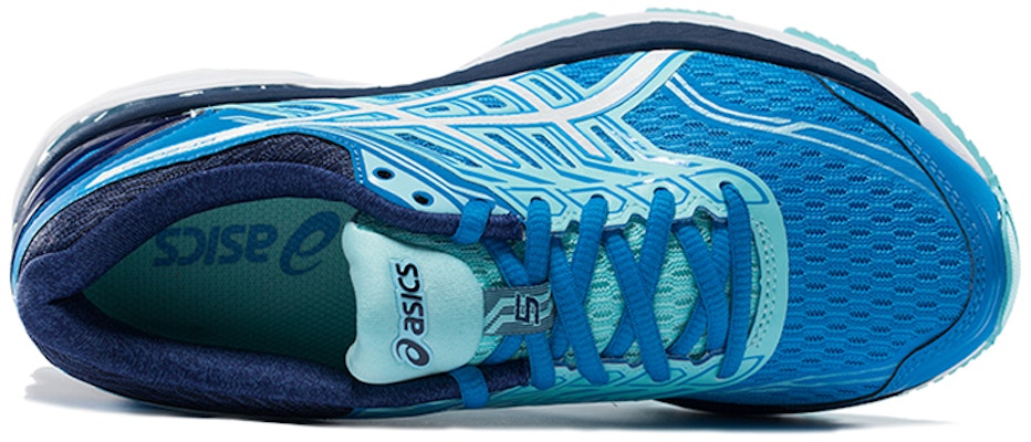(W) ASICS GT-2000 5 Lebar D Rendah 'Biru Putih' T758N-4301 Lookbook (W) ASICS GT-2000 5 Lebar D Rendah 'Biru Putih' T758N-4301