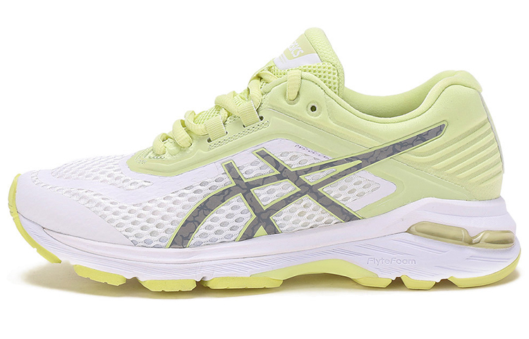 (Women) ASICS Gt-2000 6 White/Green T884N-0193
