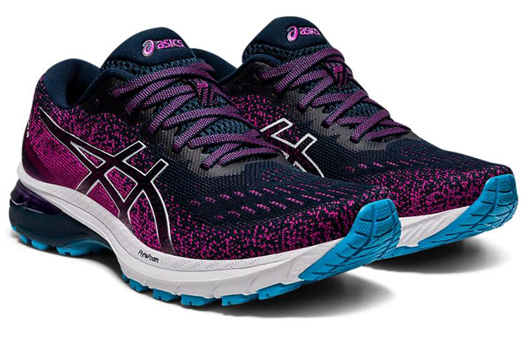 Lookbook (W) ASICS GT-2000 9 Knit Blau/Lila 1012A867-400