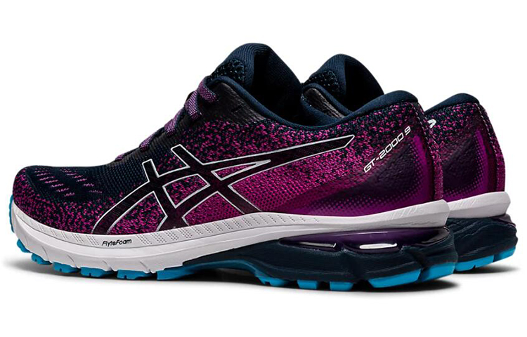 Shop (W) ASICS GT-2000 9 Knit Blau/Lila 1012A867-400