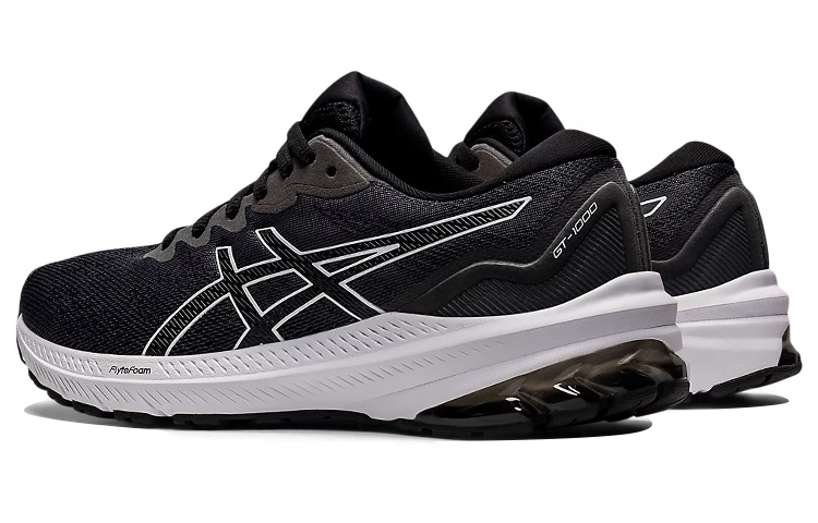 Shop (W) ASICS GT 1000 11 Lebar 'Hitam Putih' 1012B196-001