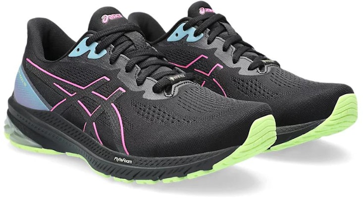 (W) ASICS GT 1000 12 GORE-TEX 'Hitam Merah Jambu Terang' 1012B508-001 Lookbook (W) ASICS GT 1000 12 GORE-TEX 'Hitam Merah Jambu Terang' 1012B508-001