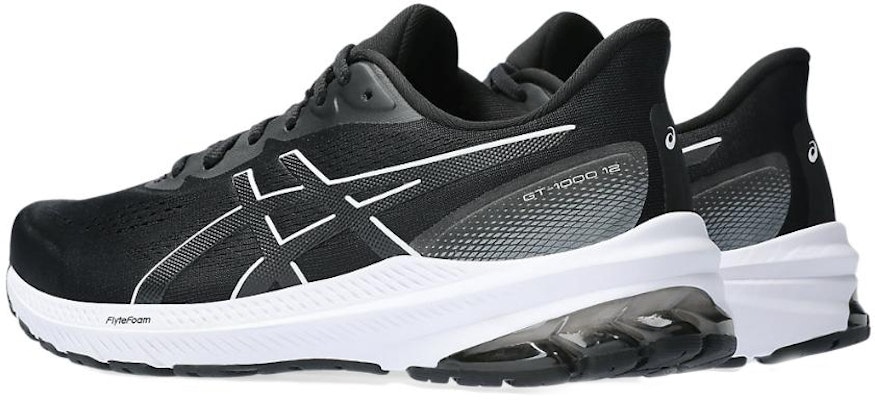 (W) 亚瑟士 GT 1000 12 宽版 男鞋 '黑白' 1012B447-004 Shop (W) 亚瑟士 GT 1000 12 宽版 男鞋 '黑白' 1012B447-004