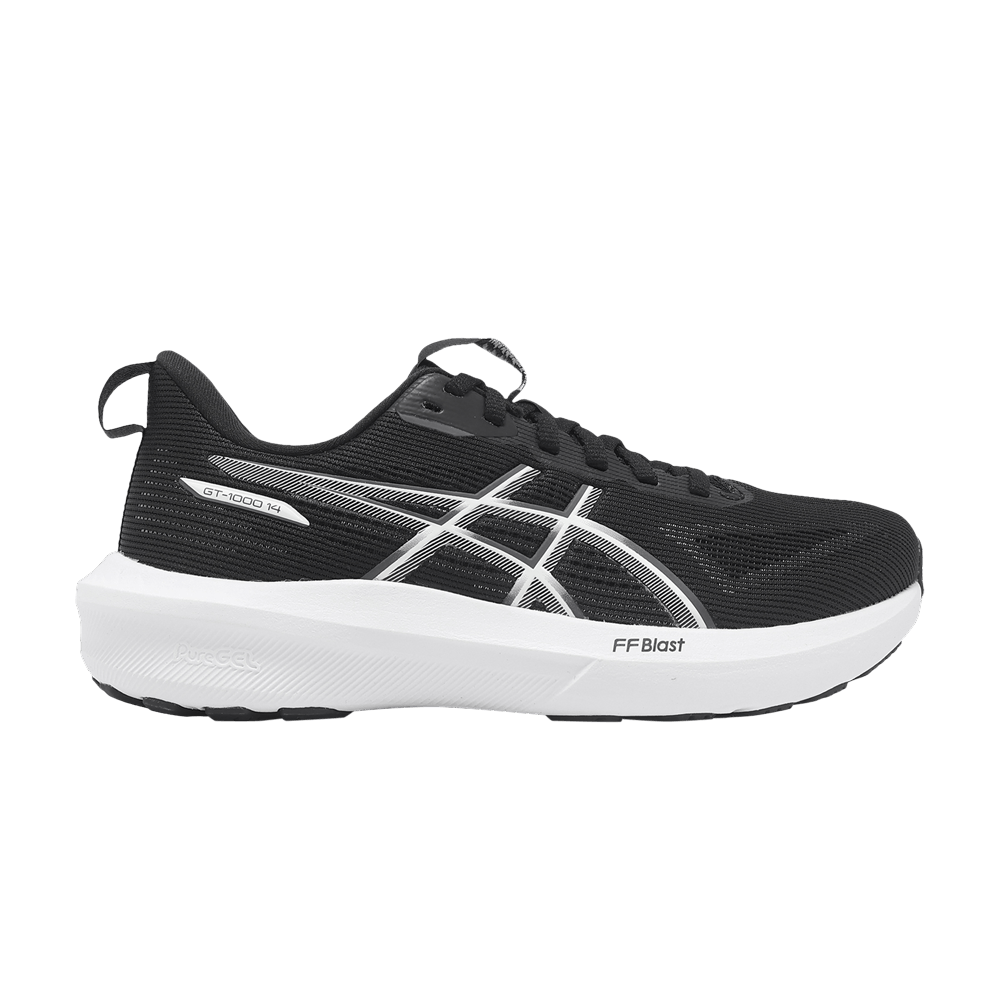 (Women) ASICS GT 1000 14 Wide 'Black White' 1012B858-002
