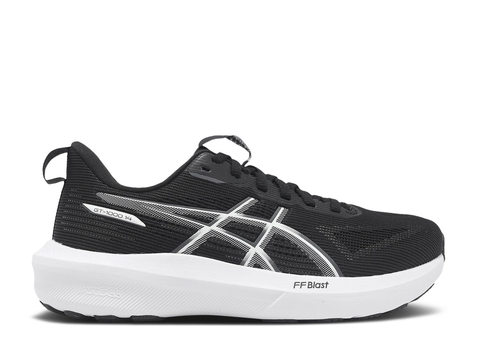 (Women) ASICS GT 1000 14 Wide 'Black White' 1012B858-002