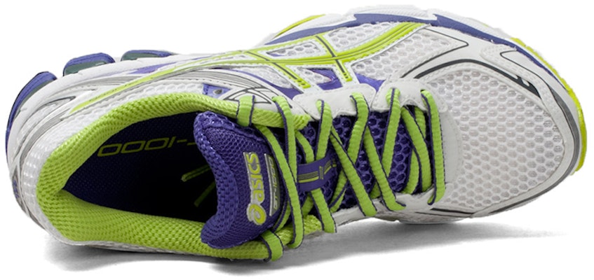 Asics GT-1000 2 耐摩透氣 低筒 跑步鞋 女款 白紫黃 Shop Asics GT-1000 2 耐摩透氣 低筒 跑步鞋 女款 白紫黃