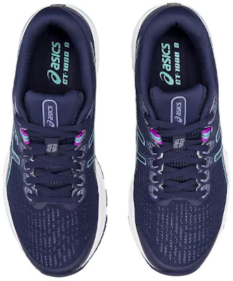 (W) ASICS GT 1000 8 Wide 'Peacoat Ice Mint' Lelaki & Wanita Kasut Sukan 1012A461-401 Lookbook (W) ASICS GT 1000 8 Wide 'Peacoat Ice Mint' Lelaki & Wanita Kasut Sukan 1012A461-401