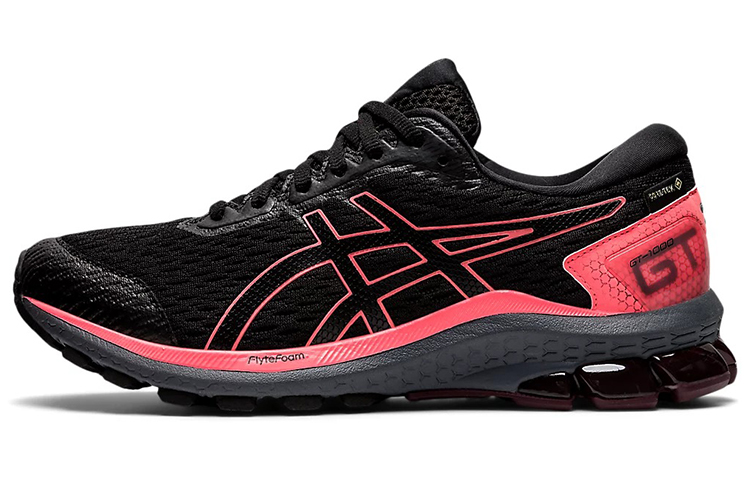 (Women) ASICS GT 1000 9 Gore-Tex 'Black Orange'  1012A765-002