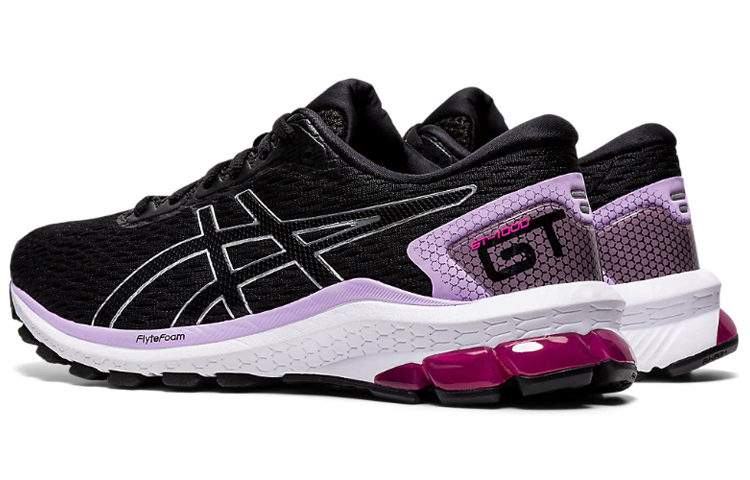 Shop （女性）ASICS GT 1000 9 寬楦版 '黑紫色' 1012A695-002