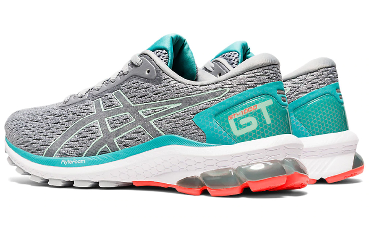 Lookbook (W) ASICS GT 1000 9 Wide 'Gris Piedmont Menta Bio' 1012A695-024