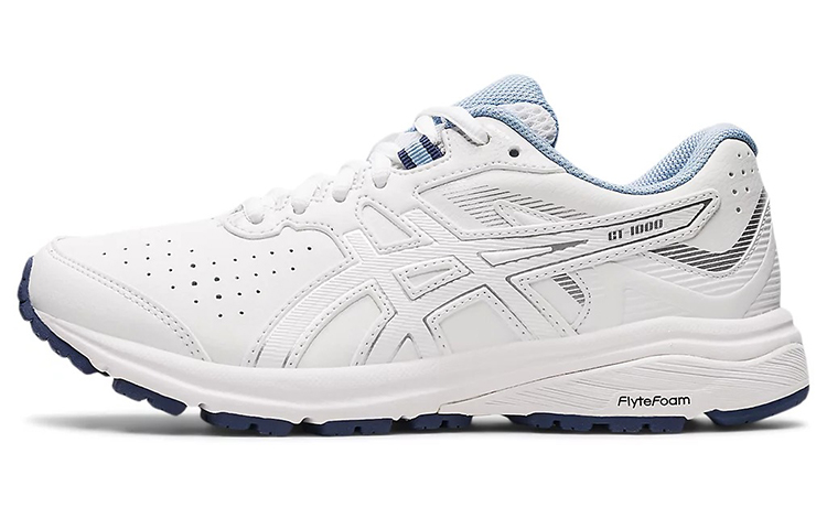(Women) ASICS GT-1000 Leather 'White Blue' 1132A049-110