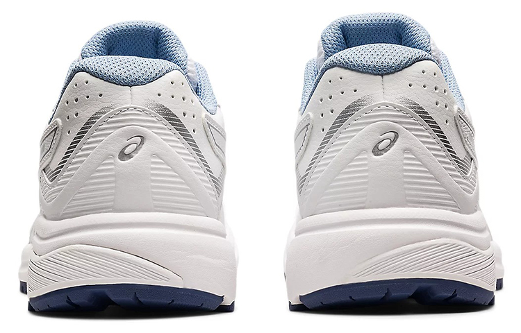 Shop Asics GT-1000 皮革 運動 減震防滑 低筒 跑步鞋 女款 白藍 D寬