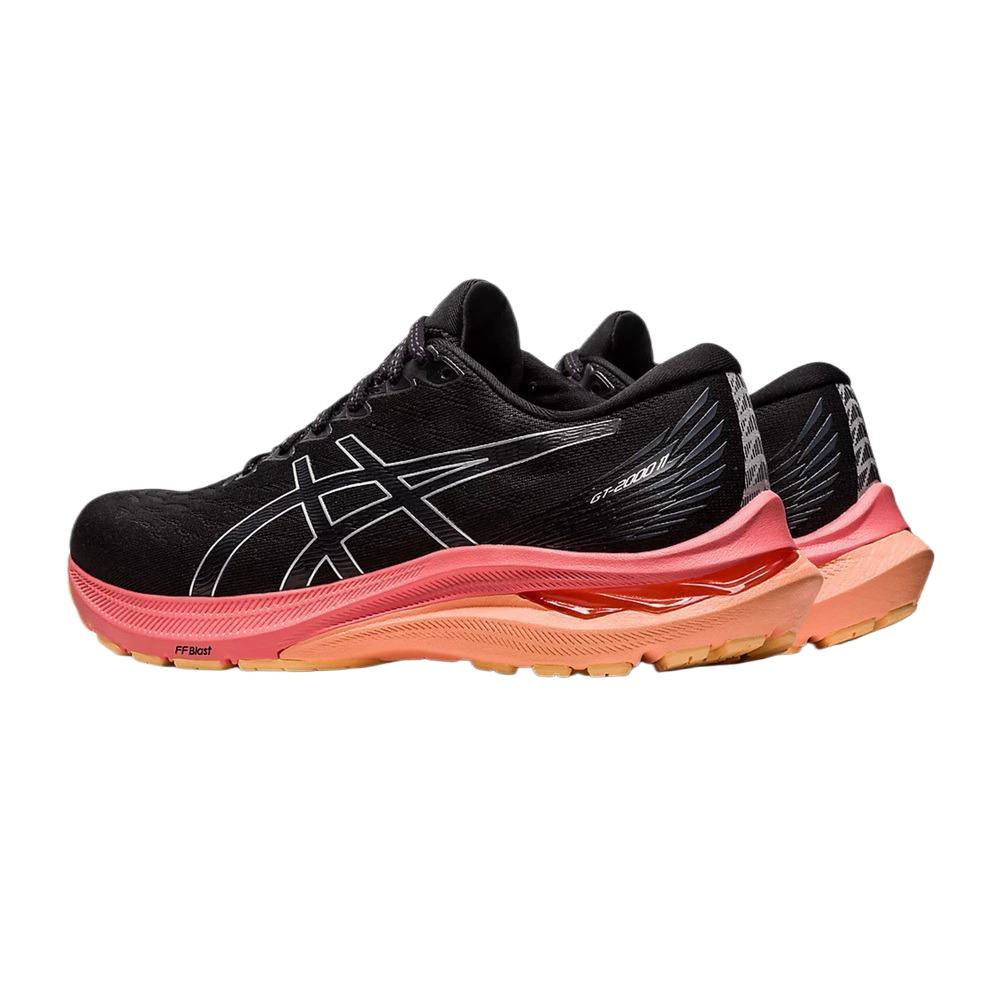 Lookbook （女性）ASICS GT 2000 11 2E 寬楦 黑/鮭粉 1012B302-006