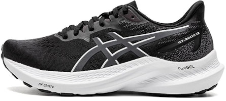 (Women) ASICS GT 2000 12 Narrow 'Black Carrier Grey' 1012B509-002 (Women) ASICS GT 2000 12 Narrow 'Black Carrier Grey' 1012B509-002