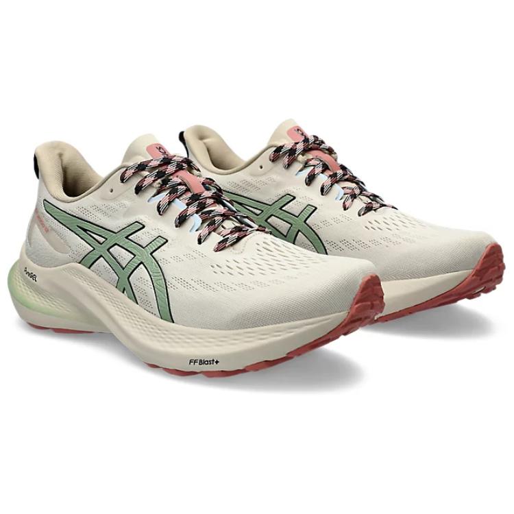 Shop (W) ASICS GT-2000 12 TR「自然浴クリームグリーン」 1012B587-250