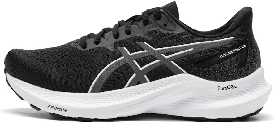 (Women) ASICS GT 2000 12 Wide 'Black Carrier Grey' 1012B504-002 Buy (Women) ASICS GT 2000 12 Wide 'Black Carrier Grey' 1012B504-002