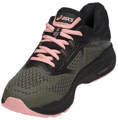 Asics Gt-2000 6 Trail 低筒 跑步鞋 女款 黑綠 Shop Asics Gt-2000 6 Trail 低筒 跑步鞋 女款 黑綠