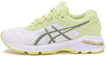 (Women) ASICS Gt-2000 6 White/Green T884N-0193 (Women) ASICS Gt-2000 6 White/Green T884N-0193