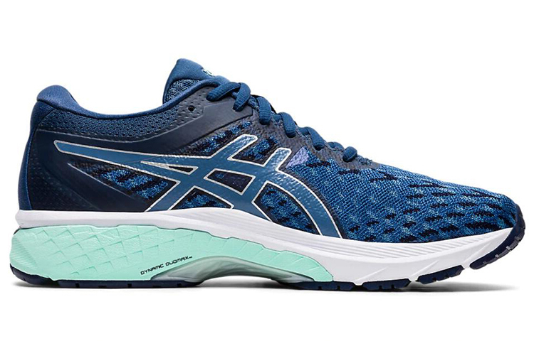 Order 亞瑟士 Gt-2000 8 編織 女款 深藍白 跑步鞋