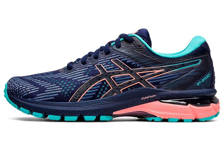 (Women) ASICS Gt-2000 8 Trail (D Wide) Peacoat/Sea Glass 1012A575-400