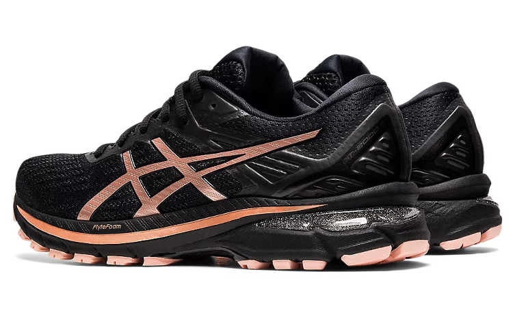 Shop (W) ASICS GT 2000 9 'Hitam Rose Gold' 1012B073-001