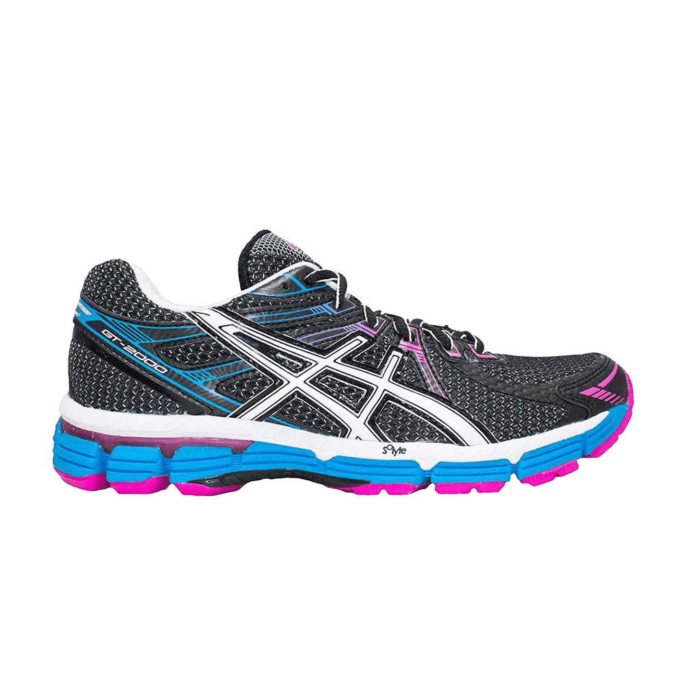 (Women) ASICS GT 2000 'Black Electric Blue'  T2K7N-9001