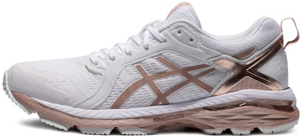 (Women) ASICS Gt-motor Platinum Sport Shoes White/Gold 1012B081-100 (Women) ASICS Gt-motor Platinum Sport Shoes White/Gold 1012B081-100