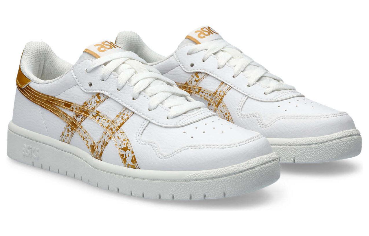 Lookbook 亞瑟士 JAPAN S 防滑 低筒 板鞋 女款 白黃