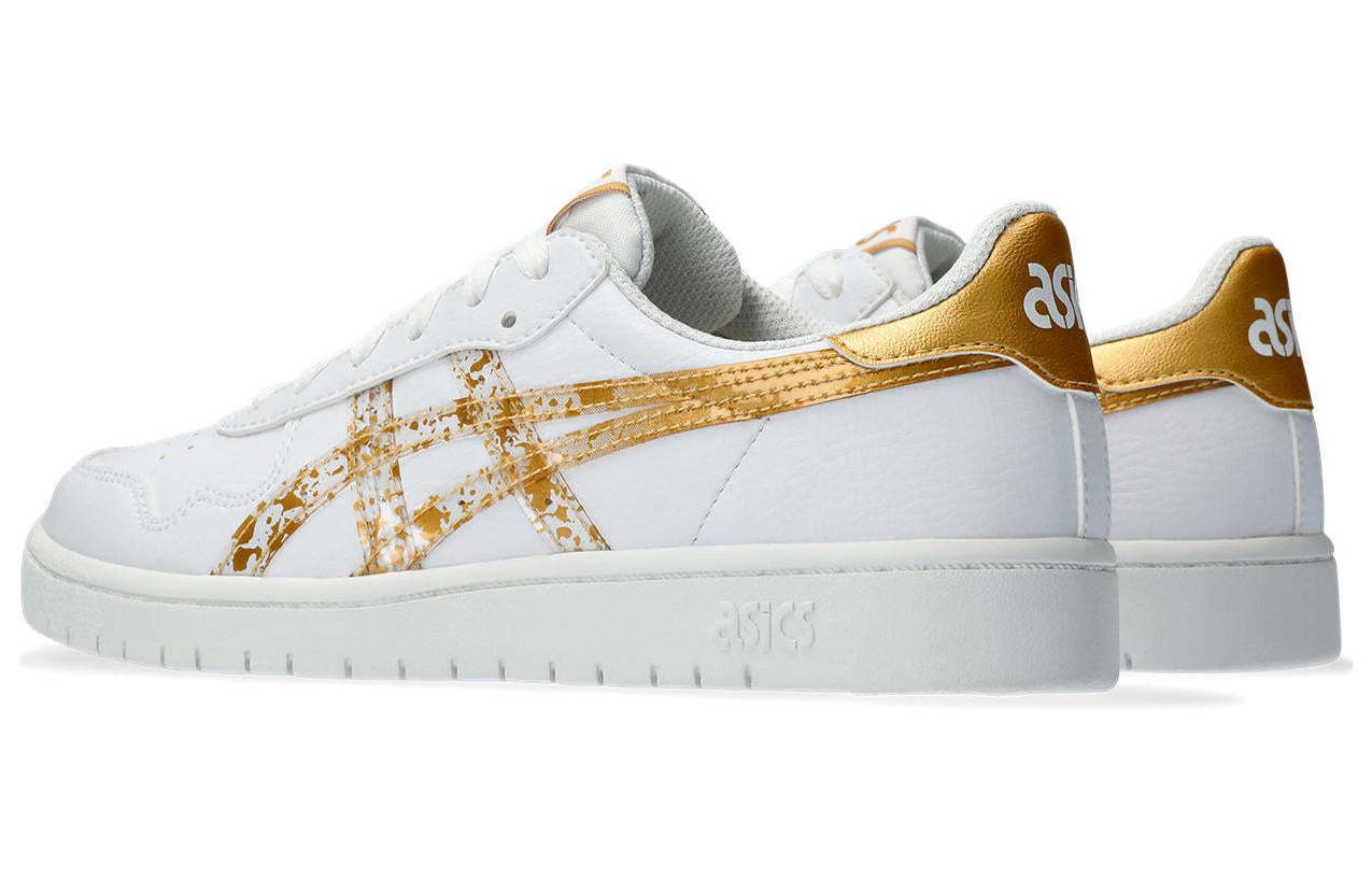 Shop 亞瑟士 JAPAN S 防滑 低筒 板鞋 女款 白黃