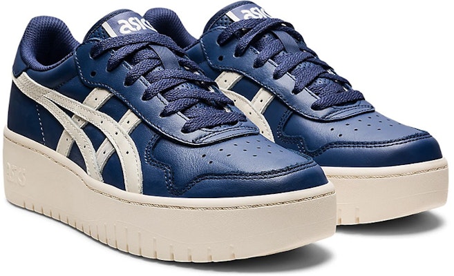 (W) ASICS Japan S PF 'Thunder Blue Cream' Lelaki Wanita Sneakers 1202A243-400 Lookbook (W) ASICS Japan S PF 'Thunder Blue Cream' Lelaki Wanita Sneakers 1202A243-400