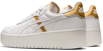 (W) ASICS Japan S Plataforma 'Blanco Oro' 1202A302-100 Shop (W) ASICS Japan S Plataforma 'Blanco Oro' 1202A302-100