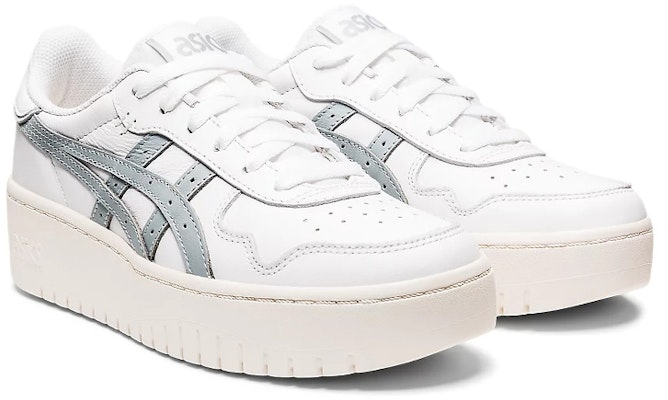 (W) ASICS Japan S Plataforma 'Blanco Gris Piedmont' 1202A322-100 Lookbook (W) ASICS Japan S Plataforma 'Blanco Gris Piedmont' 1202A322-100