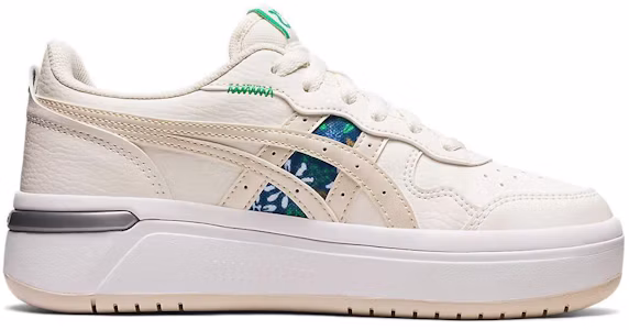 Lookbook Asics JAPAN S "冬季花園組合" 防滑耐磨 低筒 板鞋 女款 米色