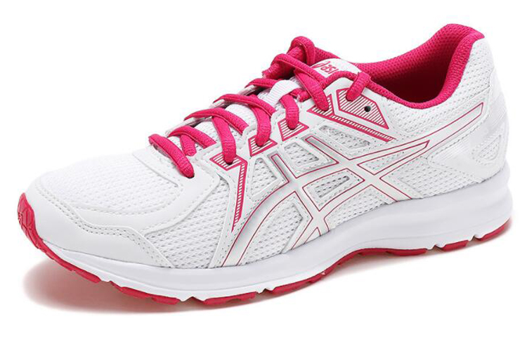 Lookbook Asics Lady Jog 100 2 女款 白粉紅色 跑步鞋