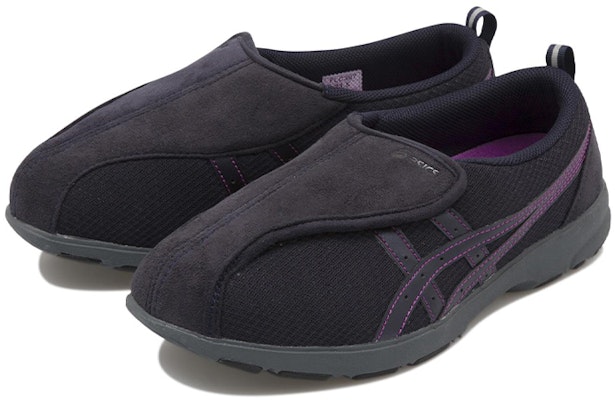 (Women) ASICS Life Walker 307 Athletic Casual Walking Sneakers 'Black Purple' FLC307-5858 Lookbook (Women) ASICS Life Walker 307 Athletic Casual Walking Sneakers 'Black Purple' FLC307-5858