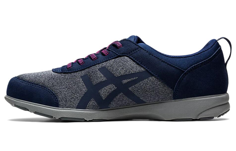 (Women) ASICS Life Walker (3E) Shoes Grey/Blue 1242A017-400
