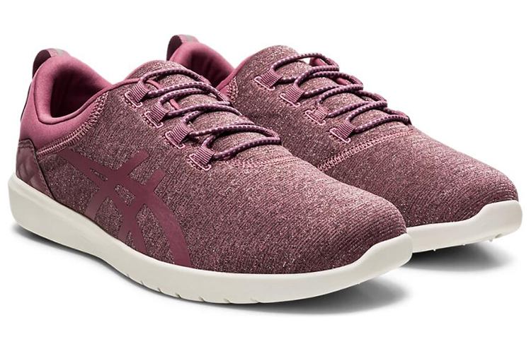 Lookbook Asics Life Walker W500 女式 紅色 慢跑鞋