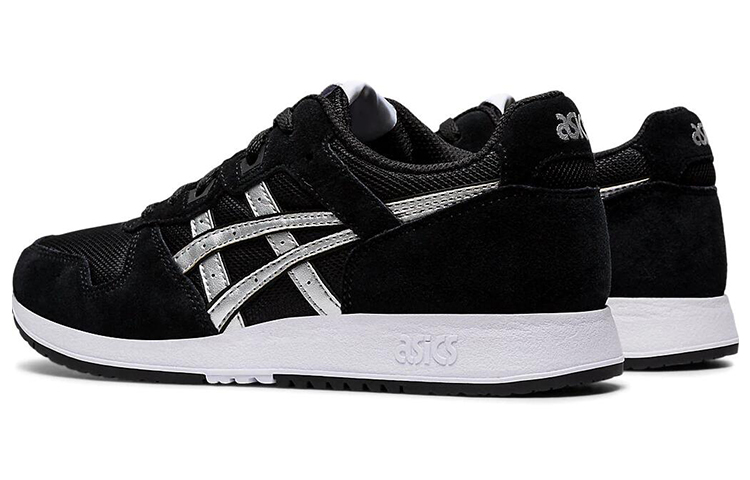 (W) ASICS Lyte Classic Running Shoes Black/Silver 圖 4