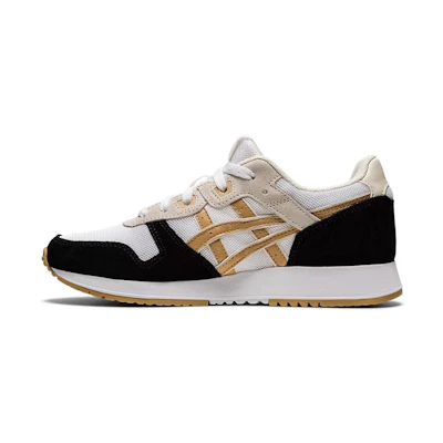 (W) ASICS Lyte Classic Running Shoes White/Black/Gold